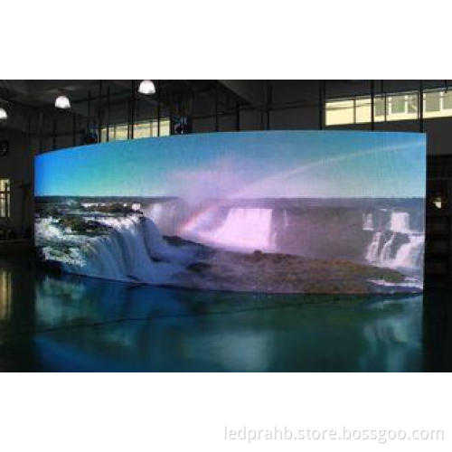 Flexible P16 Convex ,Concave Large Curved LED Screen for In